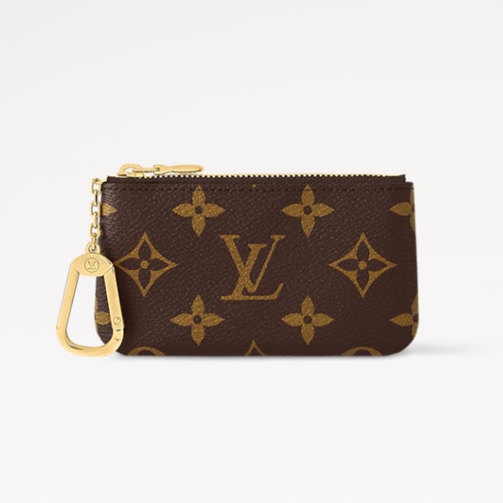 Louis Vuitton Brown Monogram Key Pouch